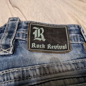 Men's Rock Revival jeans.